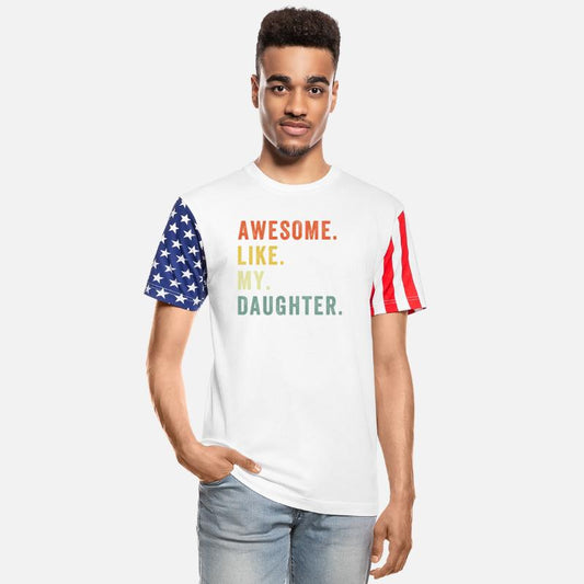 Awesome Like My Daughter Shirt Father Day Gift Fro