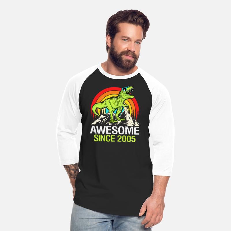 Awesome Since 2005 Dinosaur 18th Birthday Gift