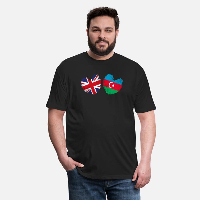 Azerbaijan Great Britain He Uk Flag Azeri Flag He