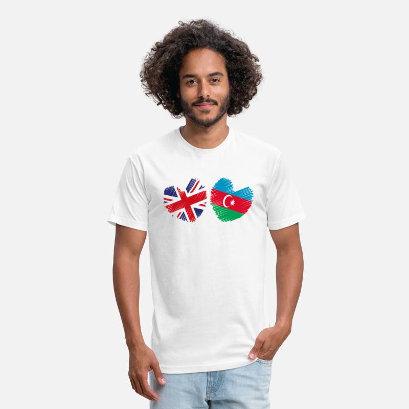 Azerbaijan Great Britain He Uk Flag Azeri Flag He