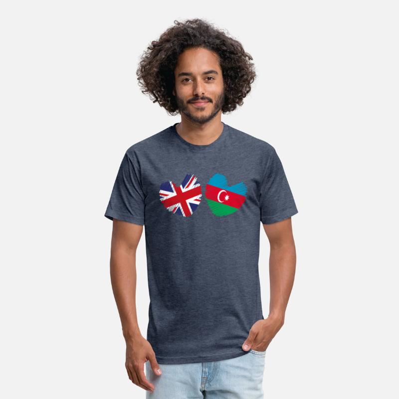 Azerbaijan Great Britain He Uk Flag Azeri Flag He