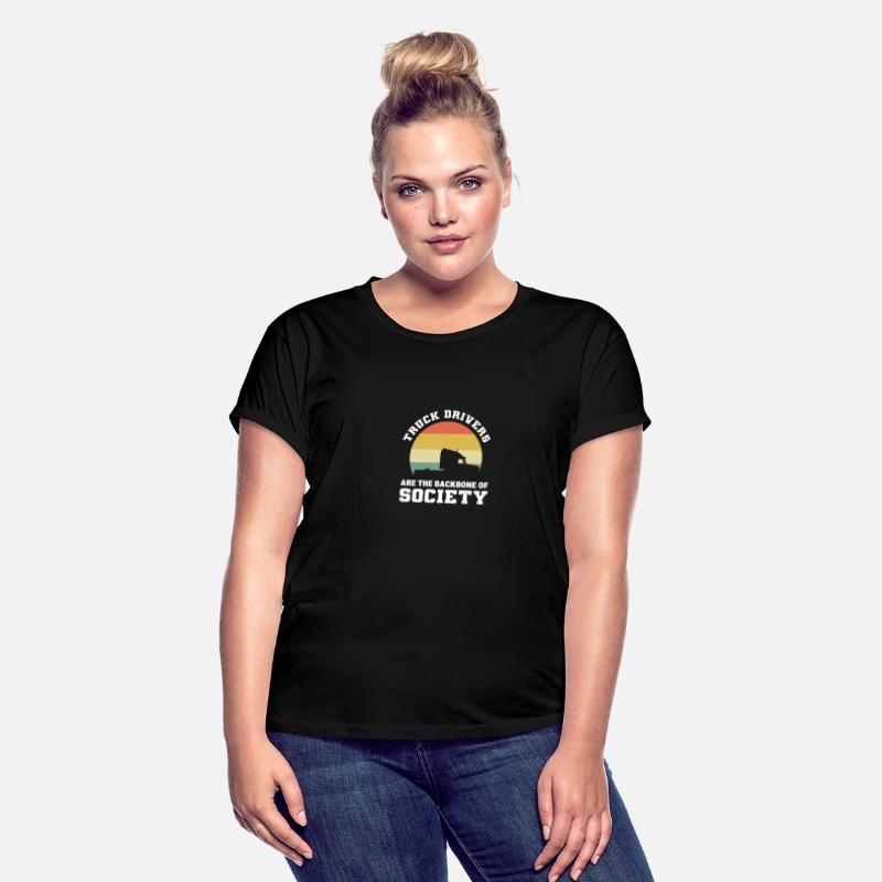 Backbone of Society Truck Lover Gift
