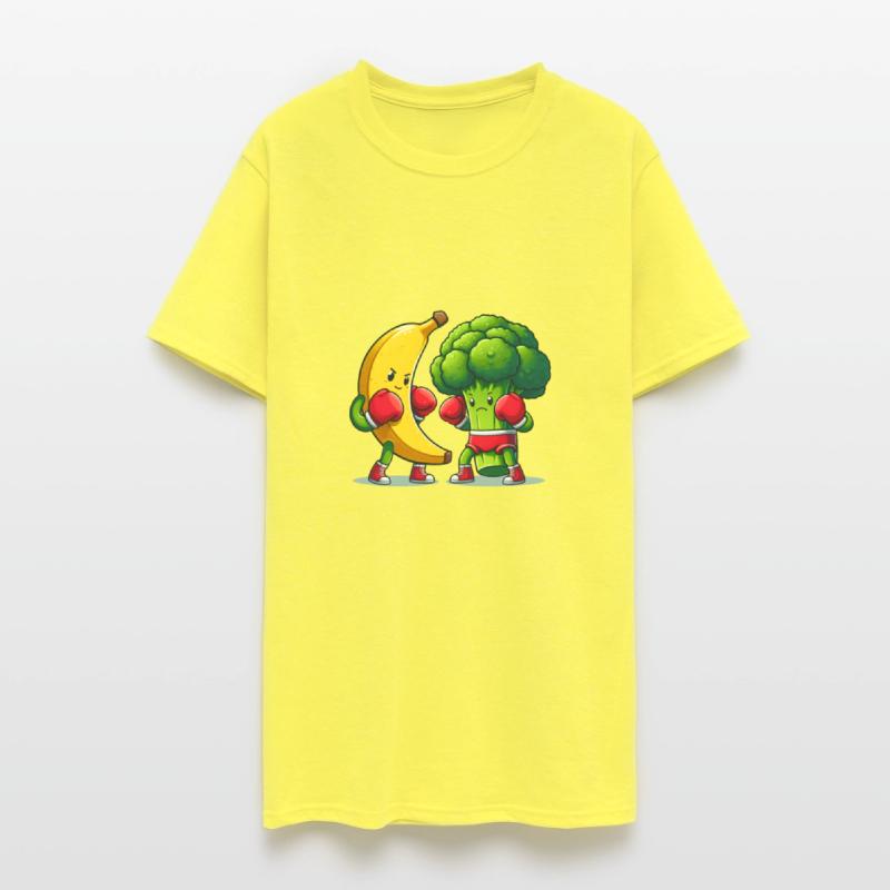 Banana vs broccoli boxing match