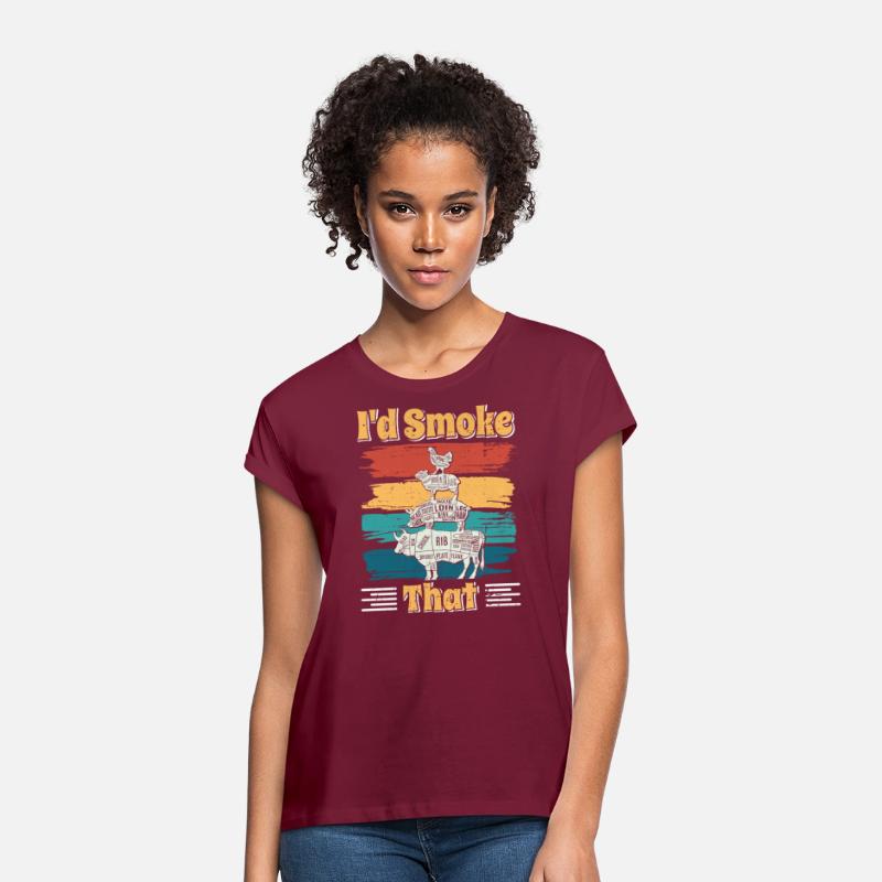 Barbecue I'D SMOKE THAT BBQ Party Meat Eater