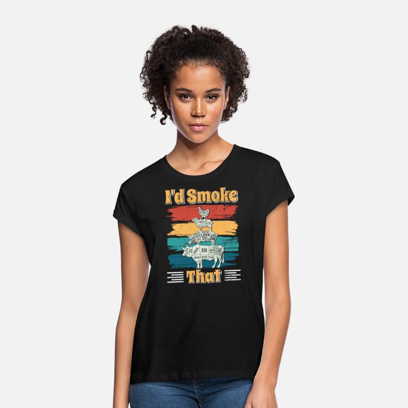 Barbecue I'D SMOKE THAT BBQ Party Meat Eater