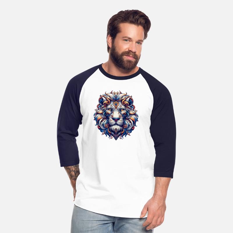 Baroque Lion Majesty: Ornate Feline Sovereign