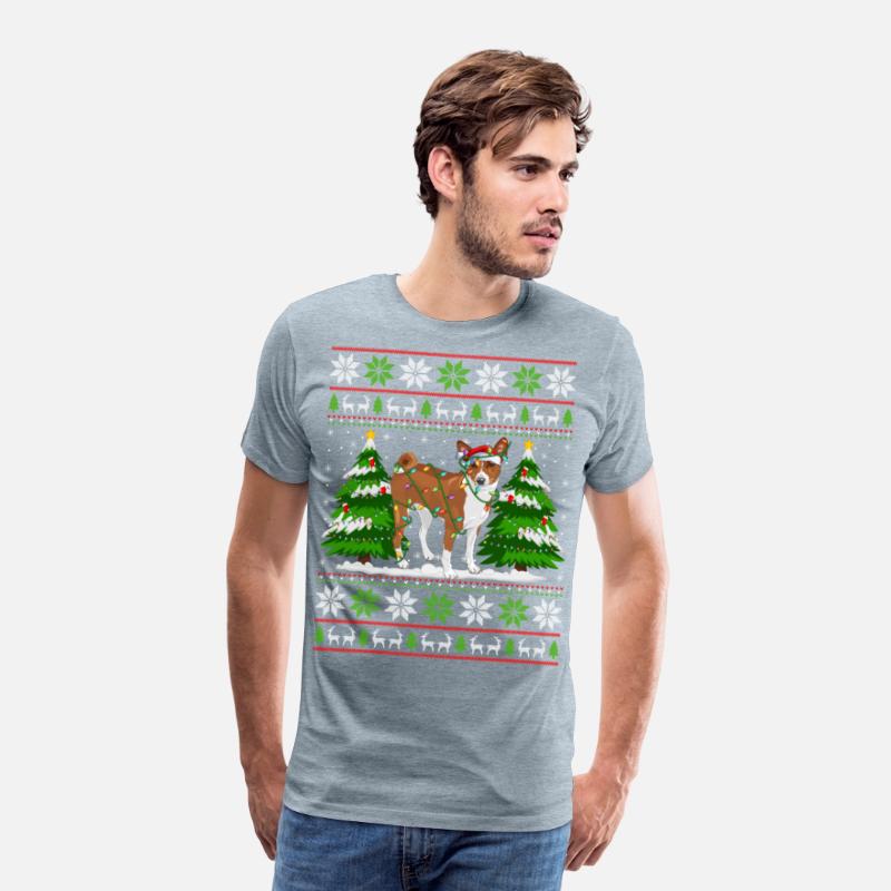 Basenji Dog Christmas Tree Lights