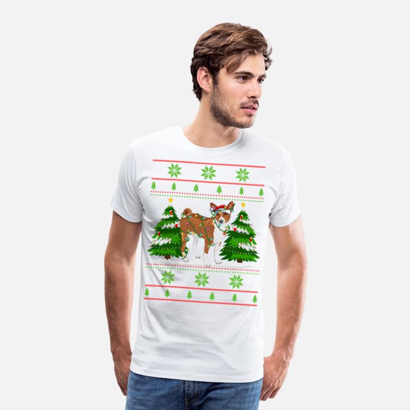 Basenji Dog Christmas Tree Lights