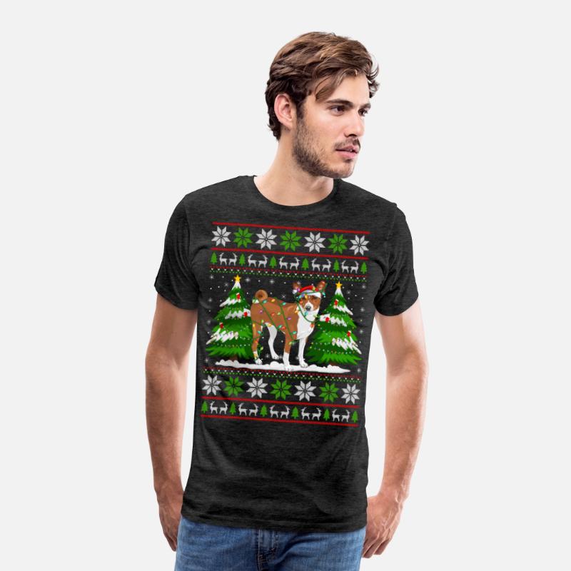 Basenji Dog Christmas Tree Lights