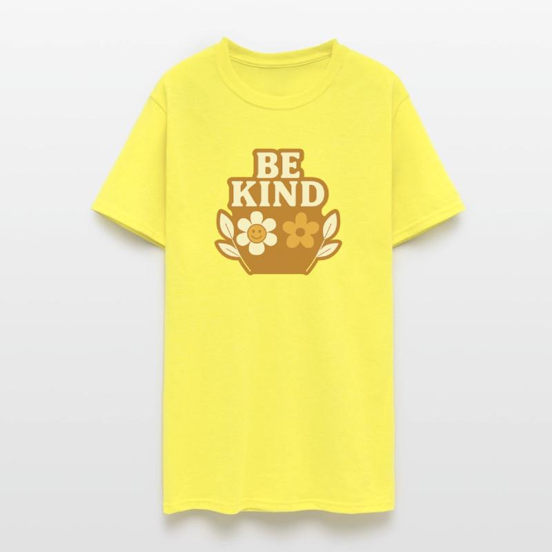 Be Kind Flower Emblem Design
