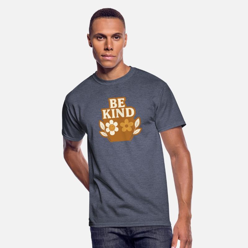 Be Kind Flower Emblem Design