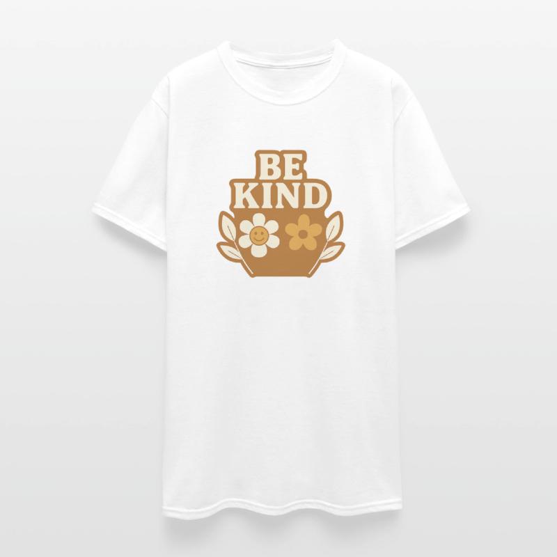Be Kind Flower Emblem Design