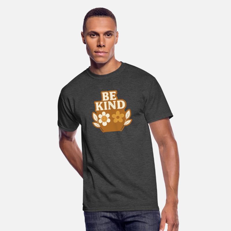 Be Kind Flower Emblem Design