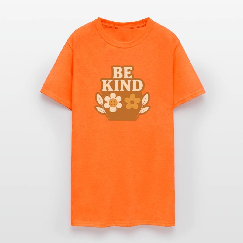 Be Kind Flower Emblem Design