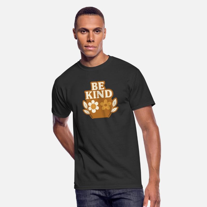 Be Kind Flower Emblem Design