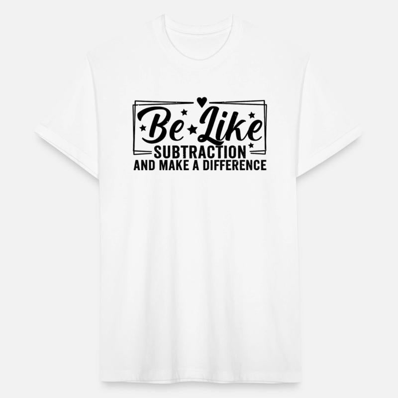 Be Like Subtraction And Make A Difference Teacher