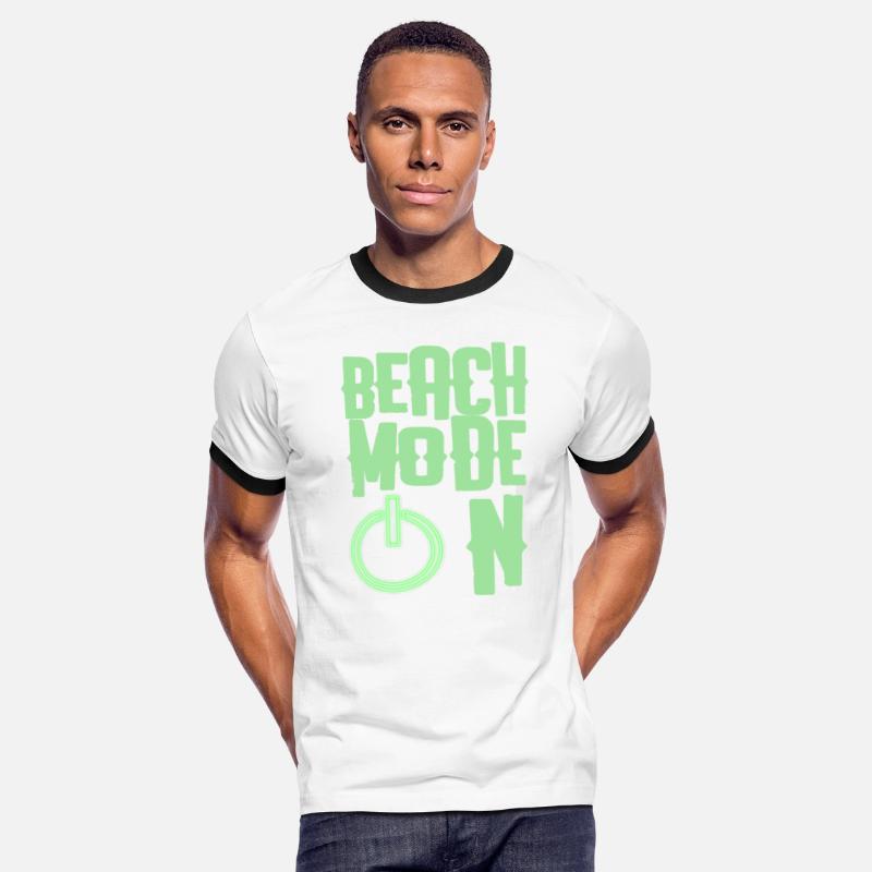 Beach mode on,switch on,green button
