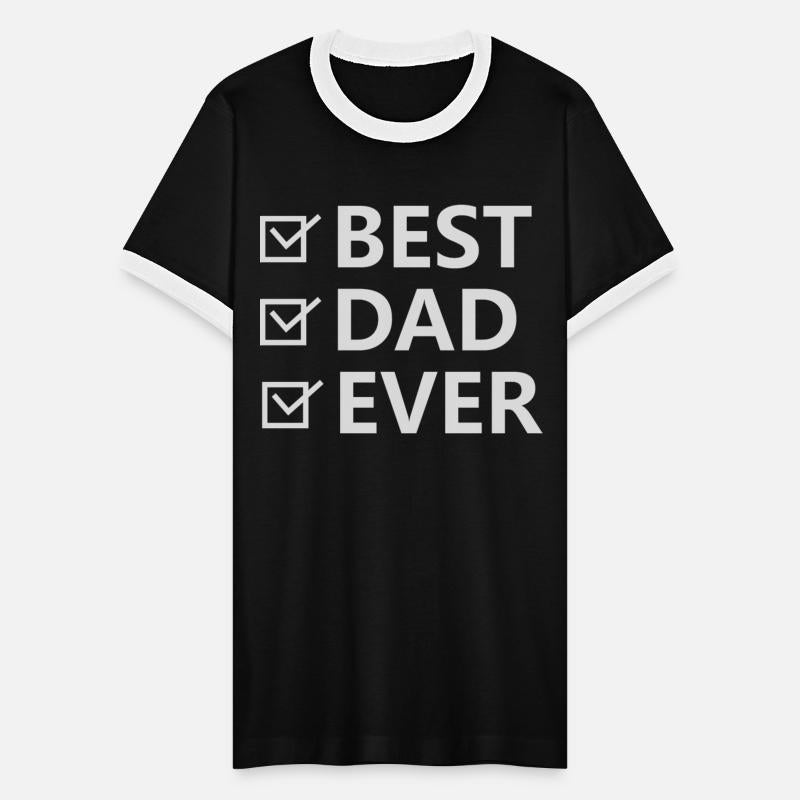 best dad ever typography graphic
