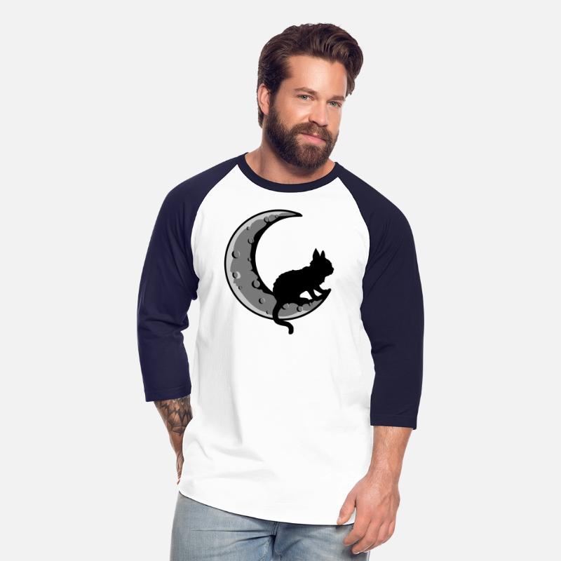 Black cat crescent moon