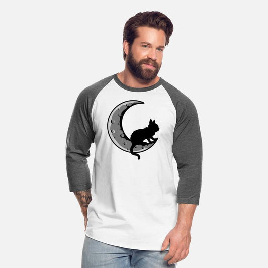 Black cat crescent moon