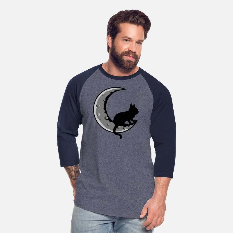 Black cat crescent moon