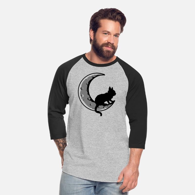 Black cat crescent moon