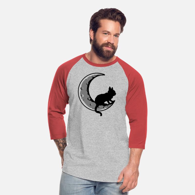 Black cat crescent moon