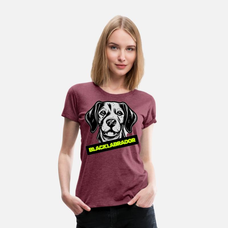 Black Labrador Portrait Illustration