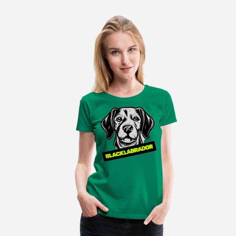 Black Labrador Portrait Illustration