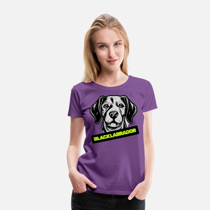 Black Labrador Portrait Illustration