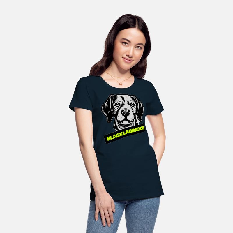 Black Labrador Portrait Illustration