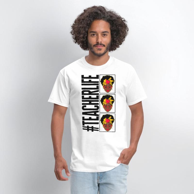 Black Lives Matter Shirt, Teacher Life Afro Curly