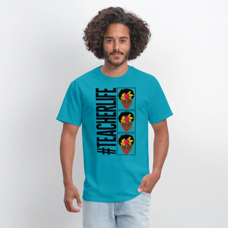 Black Lives Matter Shirt, Teacher Life Afro Curly