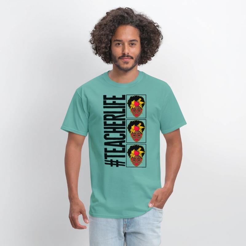 Black Lives Matter Shirt, Teacher Life Afro Curly