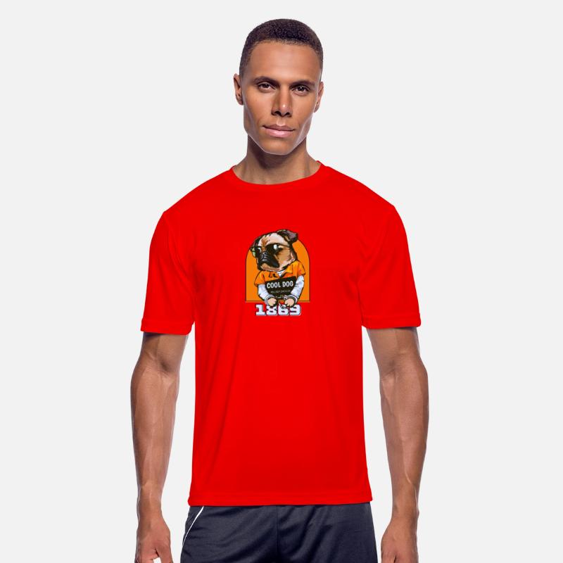 Black Orange Cool Dog