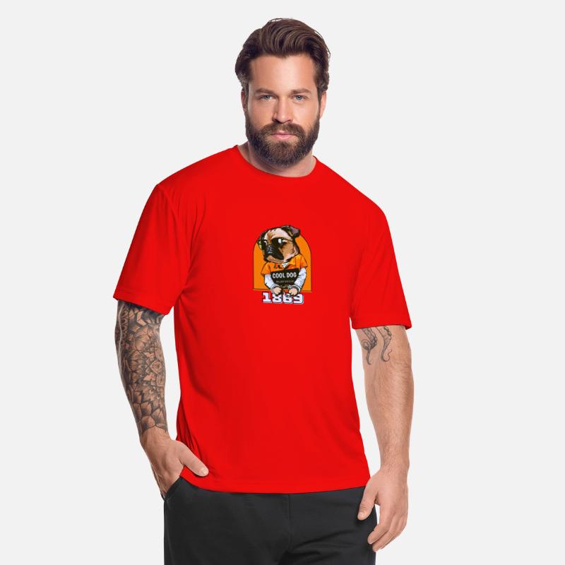 Black Orange Cool Dog