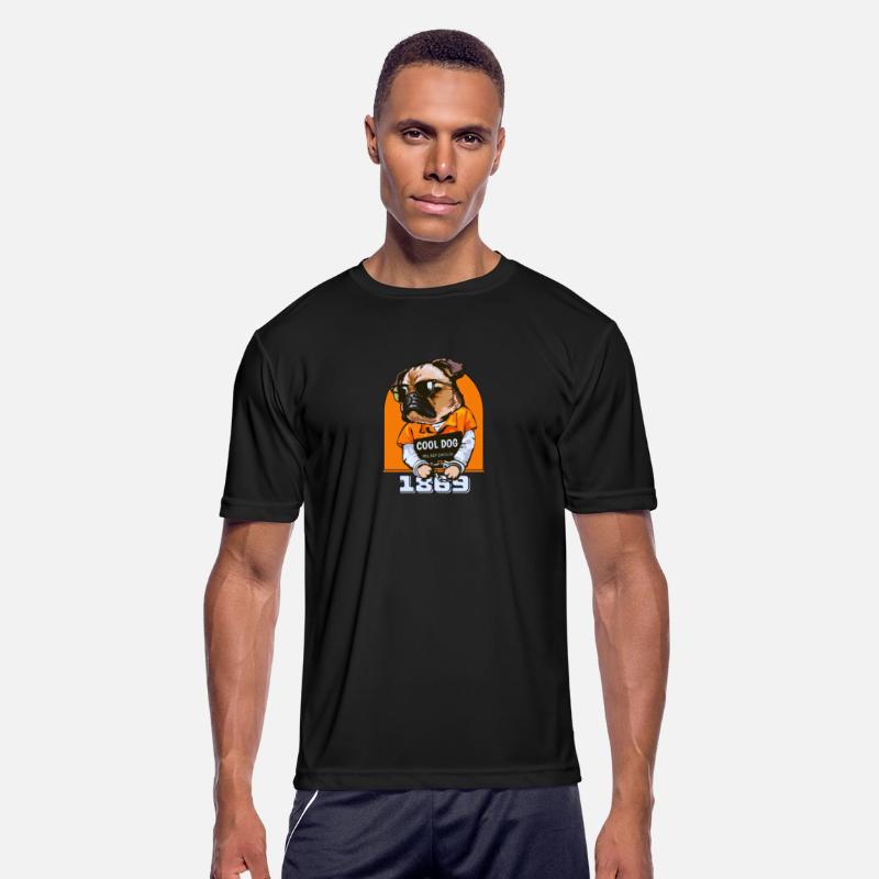 Black Orange Cool Dog