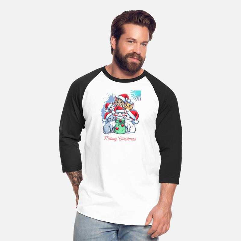 Black Red Cat Christmas Christmas T Shirt
