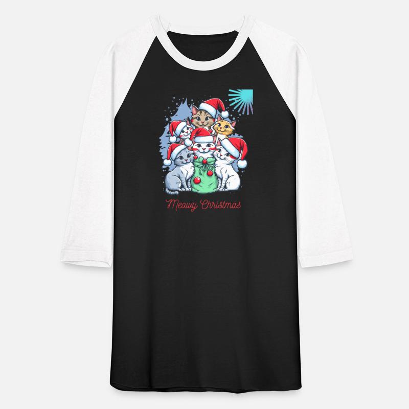 Black Red Cat Christmas Christmas T Shirt