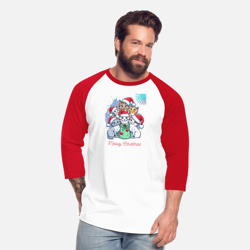 Black Red Cat Christmas Christmas T Shirt