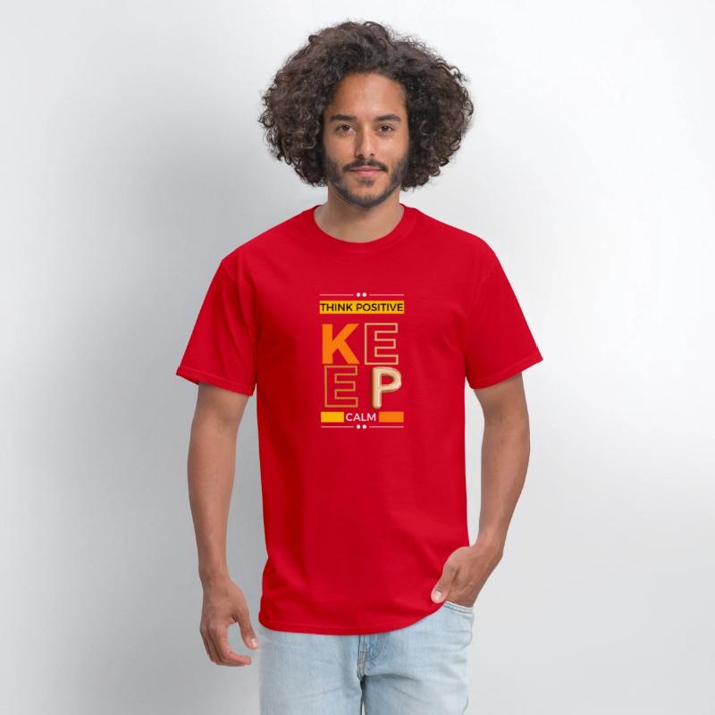 Black Yellow Great Things think positive keepcalm