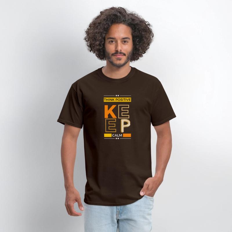 Black Yellow Great Things think positive keepcalm