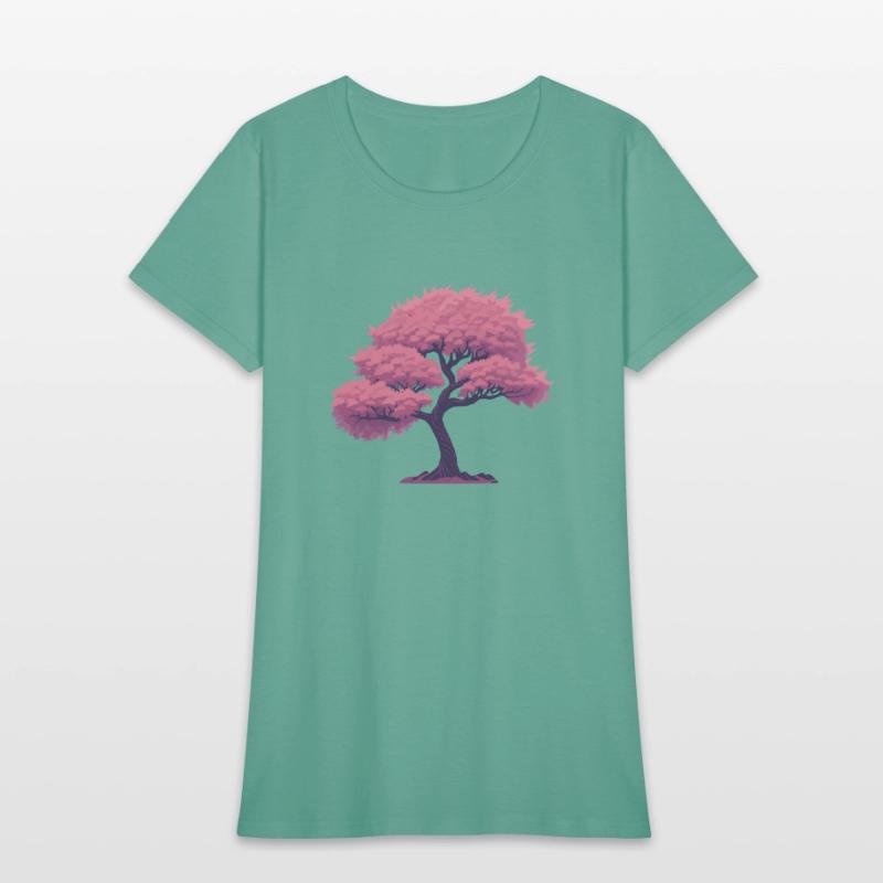 Blooming Sakura tree