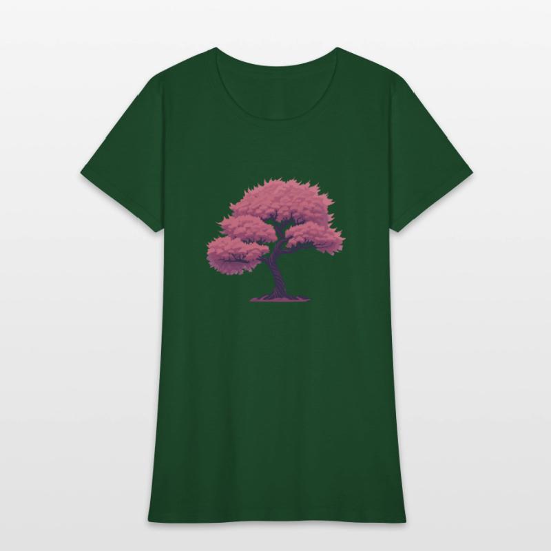 Blooming Sakura tree