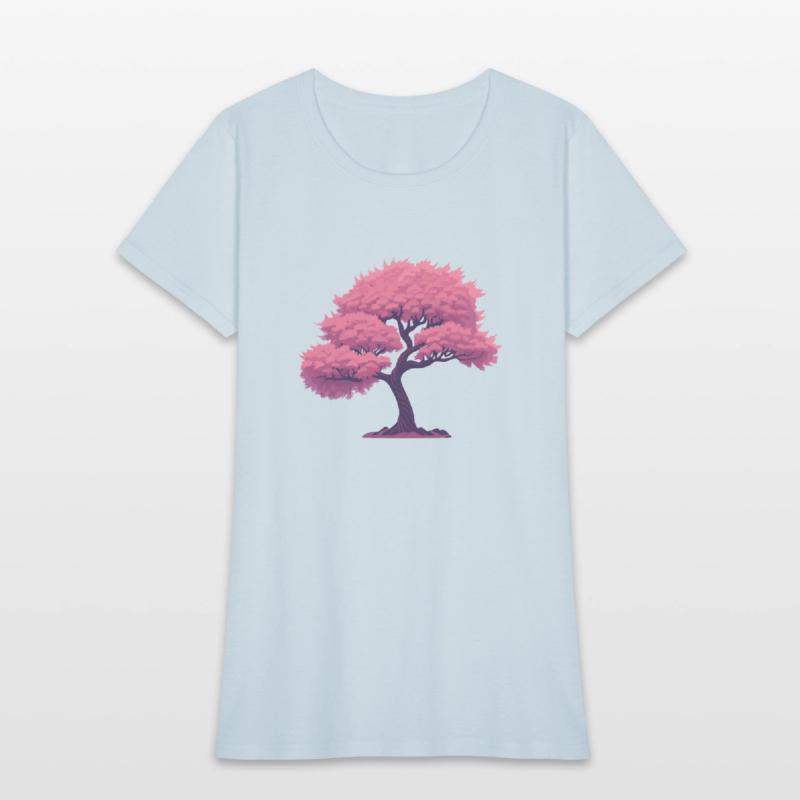Blooming Sakura tree
