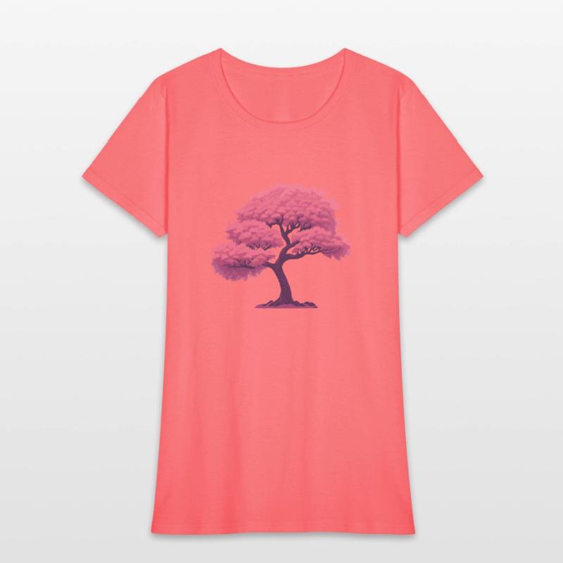 Blooming Sakura tree