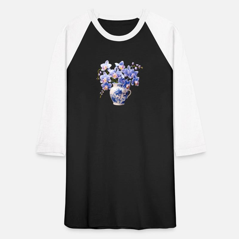 Blue Orchids in a Vase Graphic