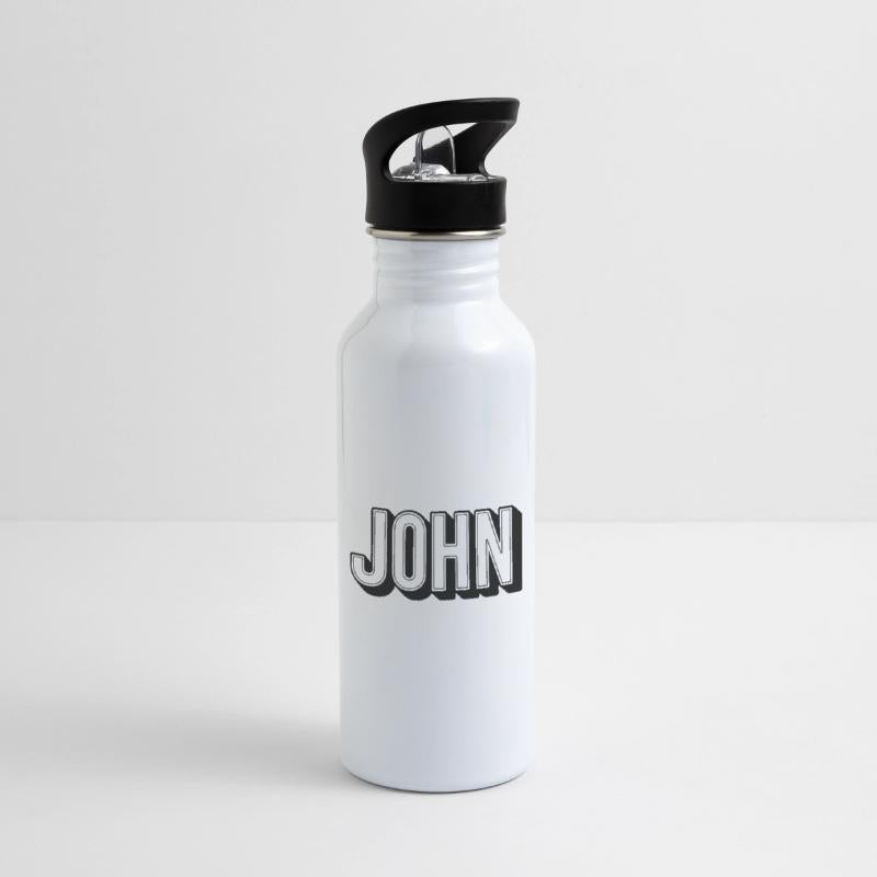 Bold Block Letter JOHN Graphic Design