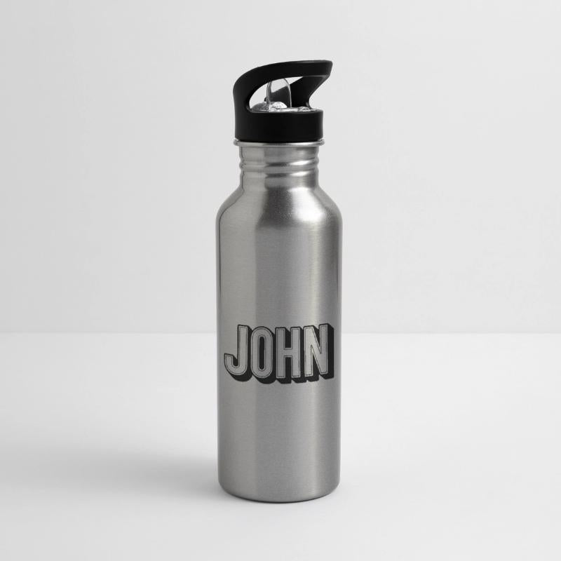 Bold Block Letter JOHN Graphic Design
