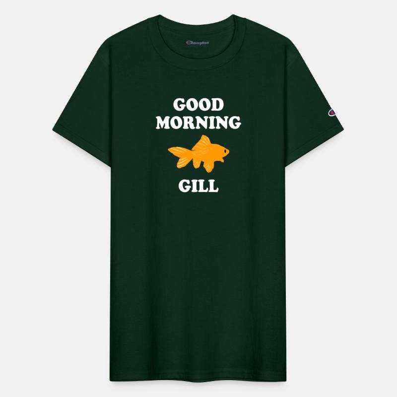 Bold Goldfish with Good Morning Greet